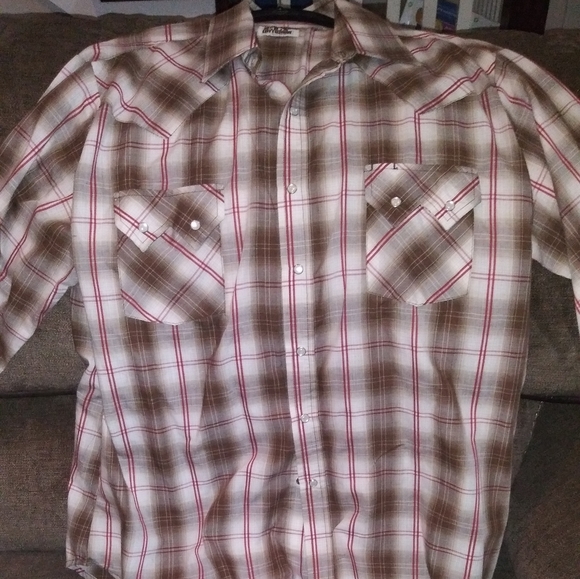 Ely Cattleman Other - Men's long sleeved plaid XL shirt